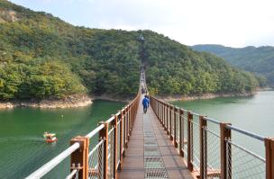 옥순봉 출렁다리 개장식 이미지